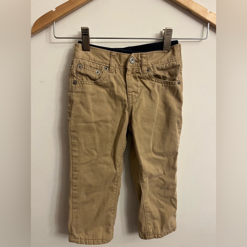 3/$20 Lee chino Khaki Jeans 2T